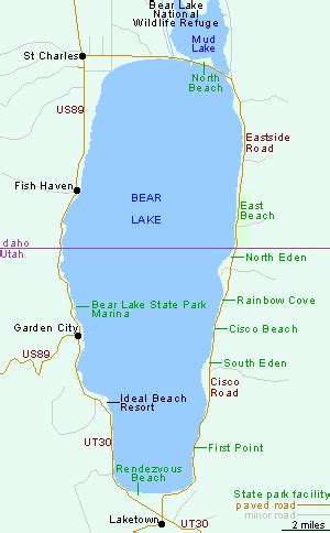 Bear Lake Utah Map