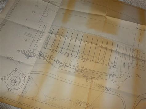 5 Large DELOREAN Car Part Blueprints, Including Cylinder Assy Clutch Blueprint | #1977615484