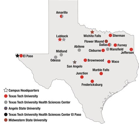 Campuses & Academic Sites | Texas Tech University System