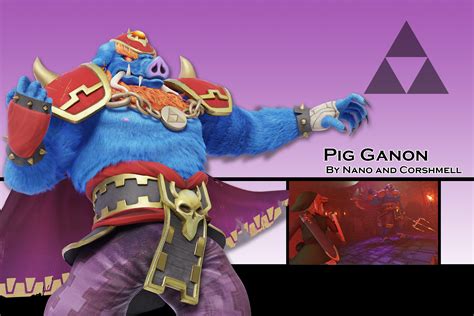 Pig Ganon Remastered [Super Smash Bros. Ultimate] [Mods]