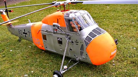 SIKORSKY S-58 H-34 BIG SCALE RC ELECTRIC MODEL HELICOPTER / RC Airshow ...