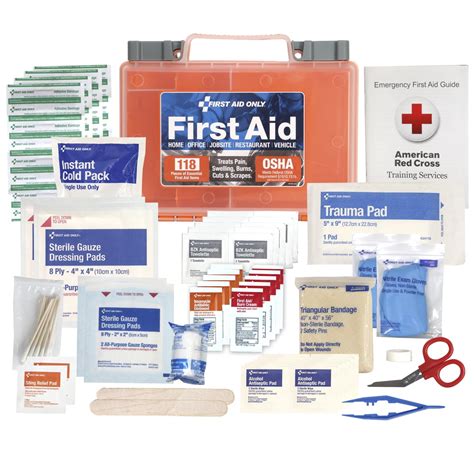 First Aid Only 118-Piece First Aid Kit, OSHA Compliant - Walmart.com - Walmart.com