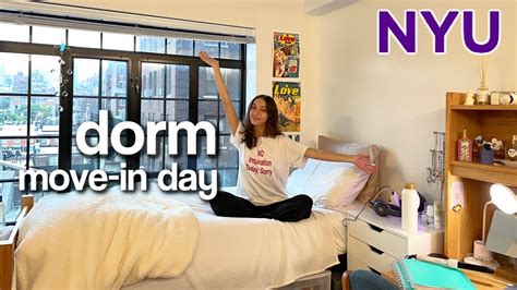 MOVE-IN TO COLLEGE WITH ME *NYU move-in day vlog* - YouTube