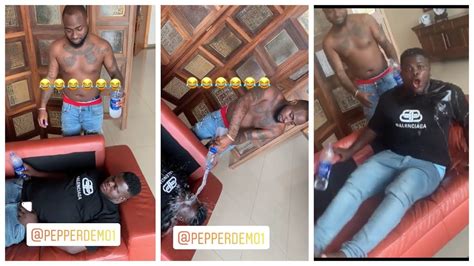 See how Davido Prank His friend With Expensive Jokes That Got Him Angry ...