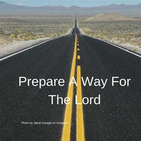 Prepare A Way For The Lord – Rooted, Built, Established