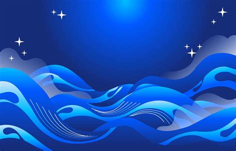 Blue Wavy Background 1590655 Vector Art at Vecteezy