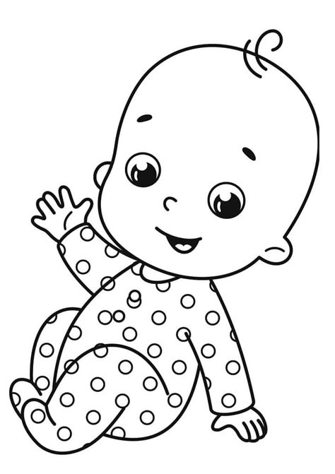 Baby Coloring Pages - Free Printable Coloring Pages for Kids