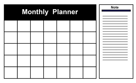 Download Free Monthly Planner Templates {PDF, Excel, Word}