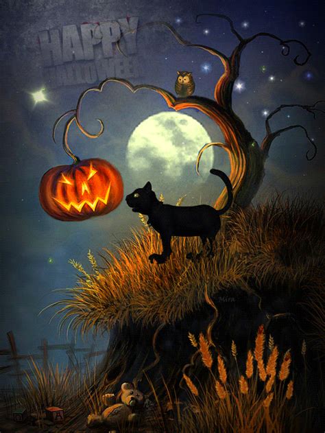 👻 HALLOWEEN FUN 🎃 👻♡♥️♡ | Halloween illustration, Happy halloween pictures, Halloween pictures