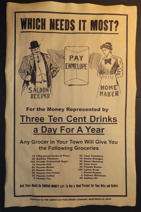 Which Needs It Most? Prohibition Poster, Vote Dry, 11x17 | eBay