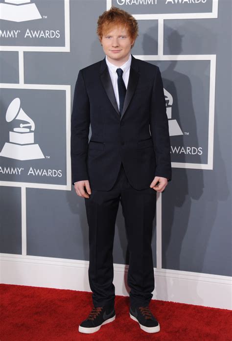 Ed Sheeran - Grammy Awards 2013 - Stars on the red carpet at 55th annual awards show - Digital Spy