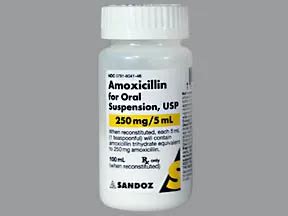 Amoxil (amoxicillin) dosing, indications, interactions, adverse effects, and more