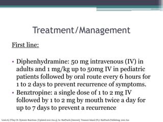 Acute Dystonia | PPT