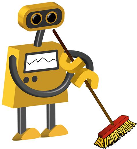 Janitor Robot | ClipArt ETC