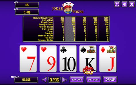 Play Joker Poker Online for Free