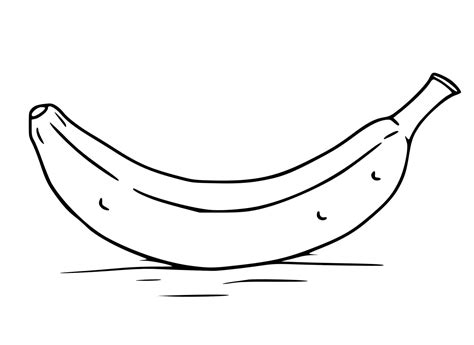 Coloriage Banane à imprimer sur ColoriageEnfant.Com