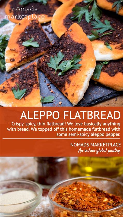 Aleppo Flatbread | Aleppo pepper recipes, Stuffed peppers, Recipes