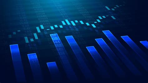 Gráfico bursátil o forex en concepto gráfico | Vector Premium