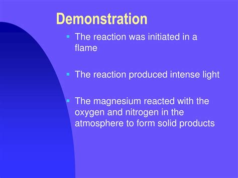 PPT - Magnesium Burning PowerPoint Presentation, free download - ID:698912