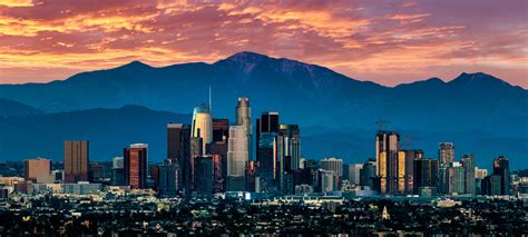 City Of Los Angeles California Skyline At Night D1 - Public Policy ...