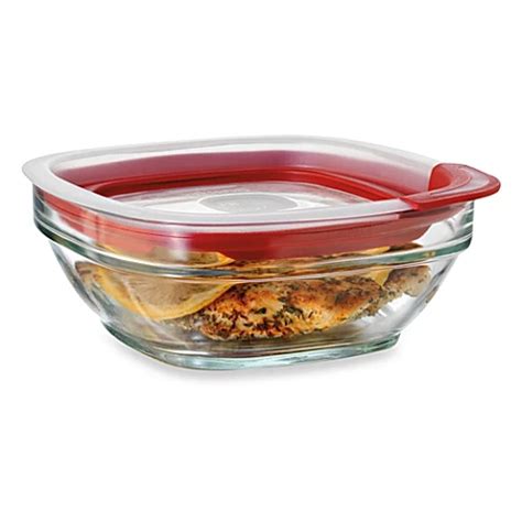 Rubbermaid® Glass Food Storage Containers with Easy-Find Lids - Bed Bath & Beyond