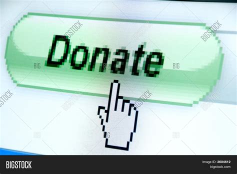 Donate Button Image & Photo (Free Trial) | Bigstock