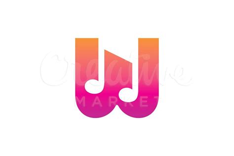 W Music Logo | Music logo, Logo design template, Logo design