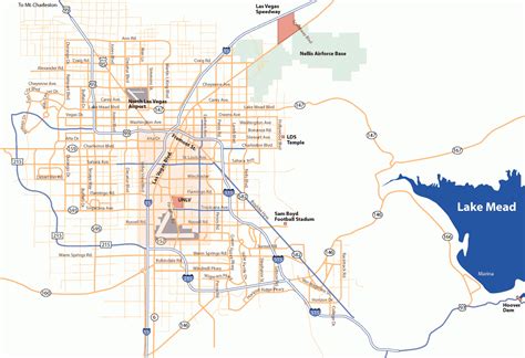 Las Vegas Street Map Printable