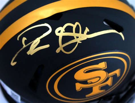 Deion Sanders Autographed San Francisco 49ers Eclipse Speed Mini Helmet ...