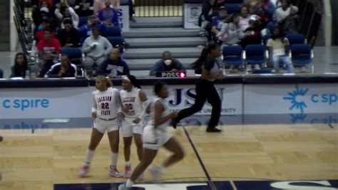 VIDEO: JSU's Shelomi Sanders drains her first 3 point shot as a member ...