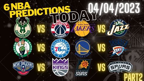 6 Nba Picks Today - 4/04/23 - Nba Predictions Today And Nba Betting ...