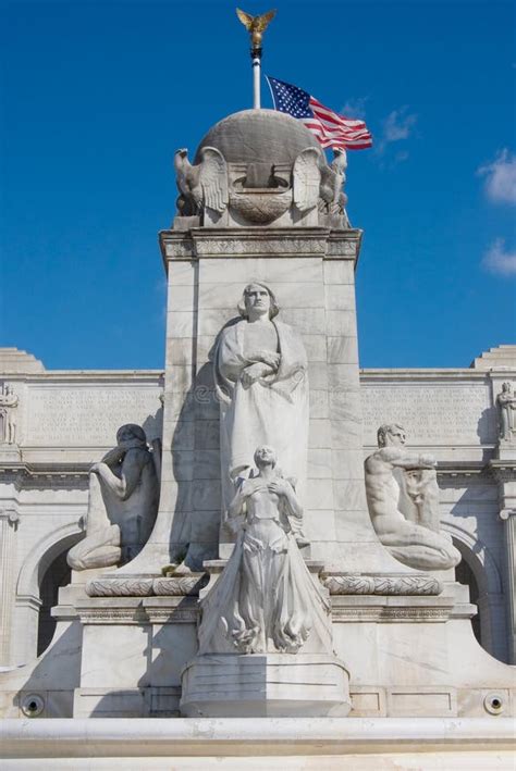 Statue of Columbus stock image. Image of platform, passenger - 13152189