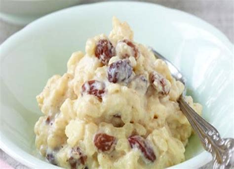 Rice Pudding With Raisins - VegFamily