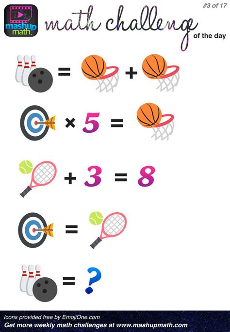 Are You Ready for 17 Awesome New Math Challenges? — Mashup Math | Math challenge, Learning math ...