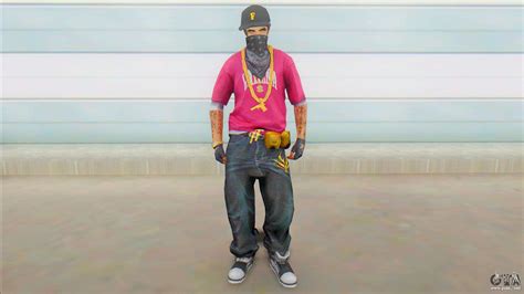 Hip Hop Free Fire Skin for GTA San Andreas