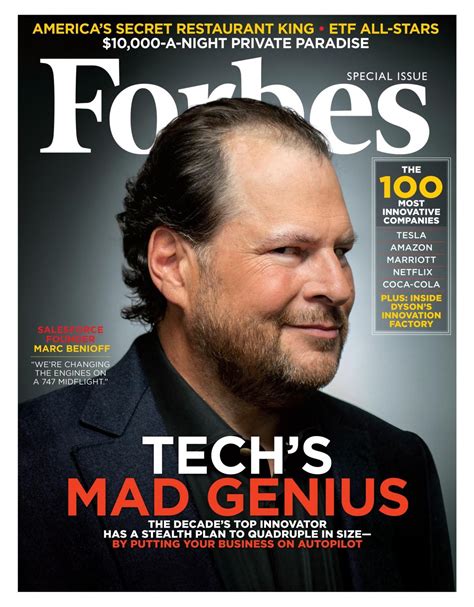 Forbes Releases Sixth Annual List Of The World's Most Innovative Companies