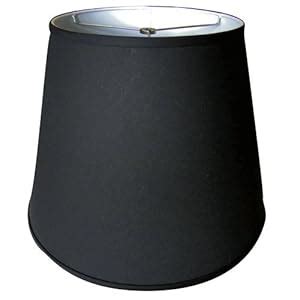 Lamp Shade 11x17x13 Washer Fitter (Spider), Linen : Black - Lampshades - Amazon.com