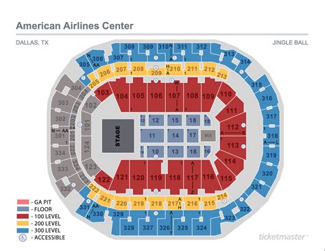 Seating Maps | American Airlines Center