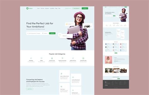 Job Portal Template Design on Behance