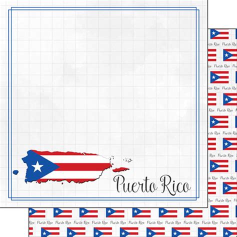 Scrapbook Customs | Puerto Rico Adventure Border Paper