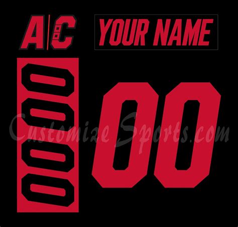 Carolina Hurricanes Customized Number Kit for 2023 Stadium Series ...