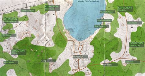 Escape From Tarkov Shoreline Map Exits - Maping Resources