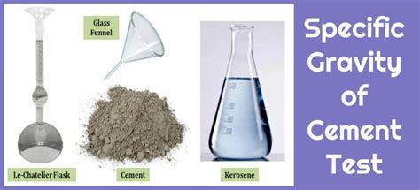 Specific Gravity Of Cement | Specific Gravity Test On Cement