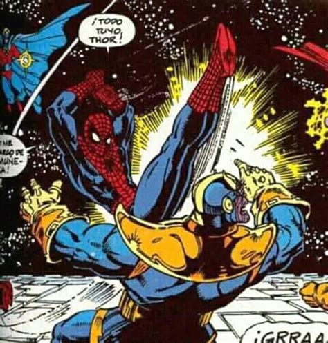 Thanos vs Spiderman | Marvel fan, Marvel, Geek culture