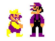 Image - 8-Bit Wario Bros.jpg - Super Mario and Friends new Adventure Wiki