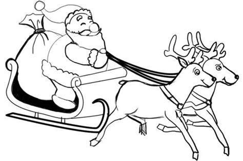 How to Draw Santa Clause & Reindeers and Flying Sleigh for Christmas – How to Draw Step by Step ...