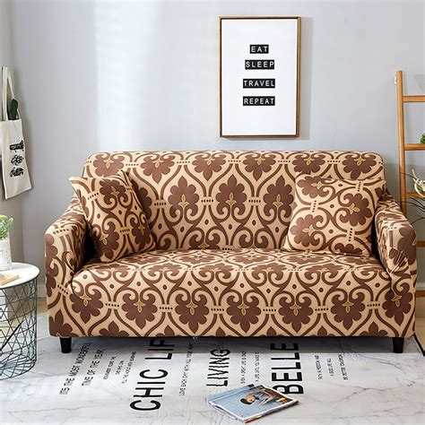1/ 2/ 3/ 4 SEATER SOFA COVERS - Elastic Floral Loveseat Lounge Recliner Armchair Couch Settee ...