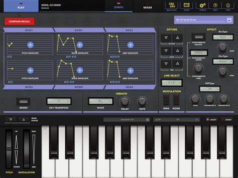 Casio CZ Synthesizer for iPad 60% OFF for Limited Time - SYNTH ANATOMY