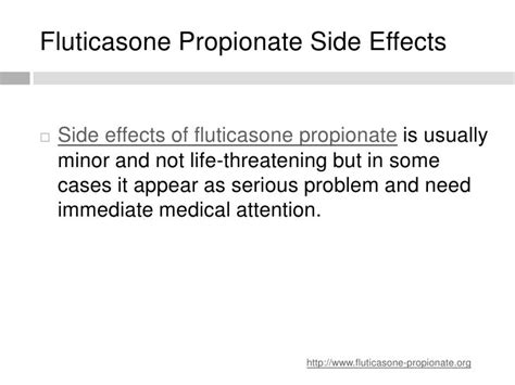 Fluticasone Propionate Side Effects