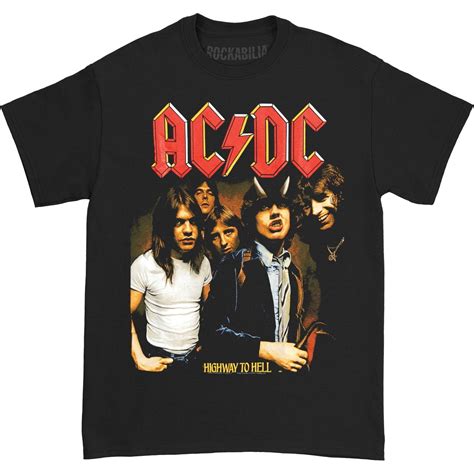 ACDC - AC/DC Men's Highway To Hell T-shirt Black - Walmart.com ...